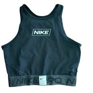 Nike Pro Dri Fit Women's Training Cropped Tight Fit Tank Top Size Medium